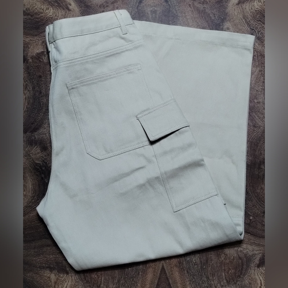 Nlt Women's Cream Cargo Pants Size (L) 12/14